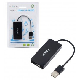 هاب 4 پورت USB 2.0 رویال (Royal) مدل RH2-210
