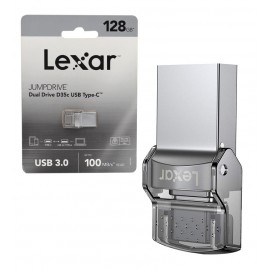 فلش لکسار (LeXar) مدل 128GB JumbDrive D35c OTG C