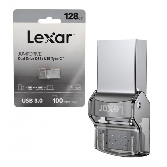 فلش لکسار (LeXar) مدل 128GB JumbDrive D35c OTG C