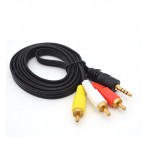 کابل 1 به 3 صدا و تصویر (RCA) طول 1.5 متر مچر (MACHER) مدل MR-214