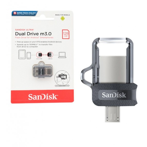 فلش SANDISK ULTRA مدل 128GB Dual Drive m3.0