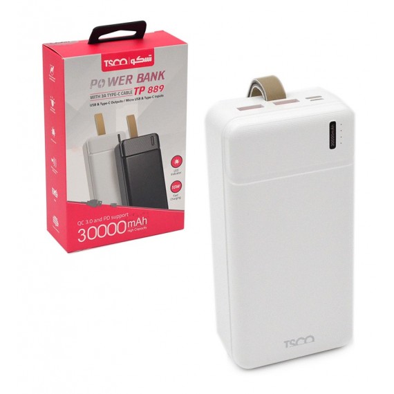 پاوربانک تسکو (TSCO) مدل TP 889 30000mAh