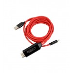 کابل اتصال تایپ سی (Type-C) به HDMI طول 2 متر MHL ارلدام (EARLDOM) مدل ET-W12