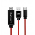 کابل اتصال تایپ سی (Type-C) به HDMI طول 2 متر MHL ارلدام (EARLDOM) مدل ET-W12