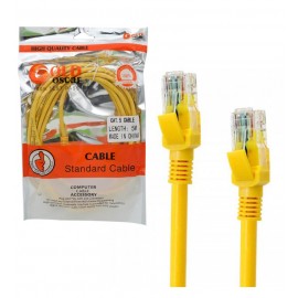 کابل شبکه CAT5 پچ کرد طول 5 متر GoldOscar