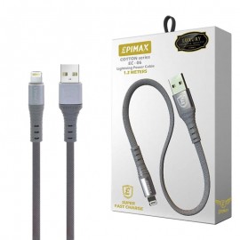 کابل آیفون (lightning) پاوربانکی طول 30 سانتی متر اپیمکس (EPIMAX) مدل EC-06