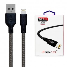 کابل آیفون (lightning) طول 1 متر وکو (WECO) مدل WE-09