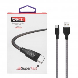 کابل تایپ سی (Type-C) طول 1 متر وکو (WECO) مدل WE-08