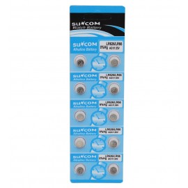 باتری سکه ای سان کام (SUNCOM) مدل Alkaline LR626 AG1 (کارتی 10 تایی)