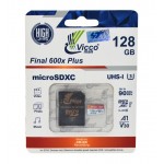 رم موبایل ویکومن (Vicco man) مدل 128GB Micro SD 600XPLUS UHS-3 A1-V30 90MB/S خشاب دار