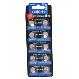 باتری سکه ای اوریون (ORION) مدل Alkaline 1.5V LR626 AG4 (کارتی 10 تایی)