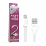 کابل آیفون (lightning) طول 2 متر دبلیوکی (WK) مدل WDC-023