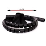 سیم جمع کن خرطومی 1.5 متری 22 میلیمتری پک نایلونی