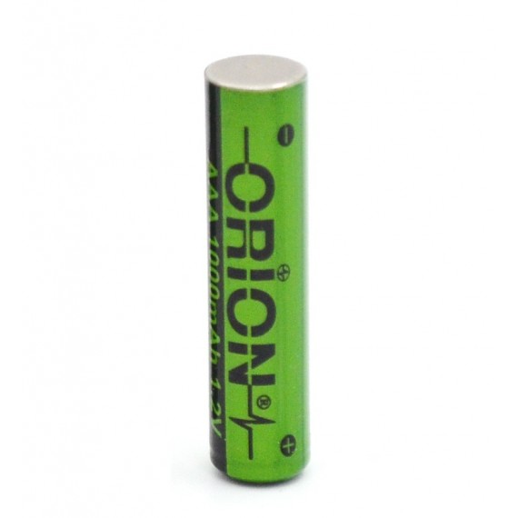 باتری نیم قلمی شارژی اوریون (ORION) مدل AAA 1000mAh 1.2V NI-MH