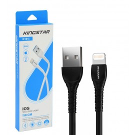 کابل آیفون (lightning) کینگ استار (KingStar) طول 1.1 متر مدل k101i