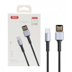 کابل تایپ سی (Type_C) کنفی طول 1 متر ایکس او (XO) مدل XO-NB116