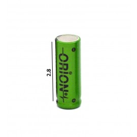 باتری نیم قلمی شارژی اوریون (ORION) مدل 2/3AAA 400mAh 1.2V NI-MH