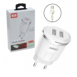 شارژر 2 پورت + کابل تایپ سی ارلدام (EARLDOM) مدل ES-176
