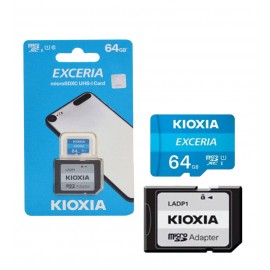 رم موبایل کیوکسیا (KIOXIA) مدل 64GB MicroSD U1 EXCERIA خشاب دار