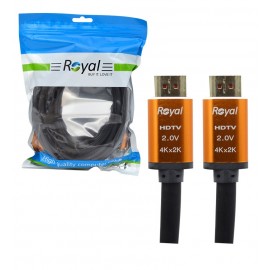 کابل (1+19) HDMI 2.0 4K طول 5 متر رویال (ROYAL)