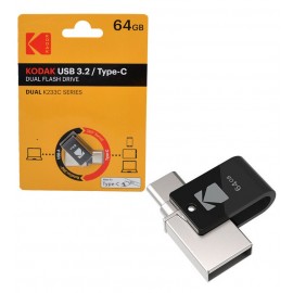 فلش  کداک (Kodak)  OTG Type-C مدل 64GB K233C