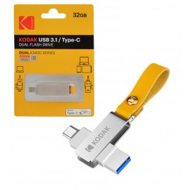فلش OTG Type-C کداک (KODAK) مدل 32GB K243C