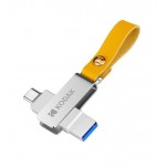 فلش OTG Type-C کداک (KODAK) مدل 32GB K243C