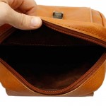کیف دوشی چرم مدل B2