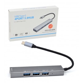 هاب Type-C چهار پورت USB3 مدل T-304