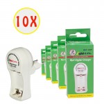 بسته 10 تایی شارژر باتری C.F.L مدل DET-105P