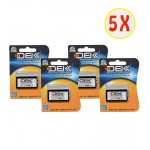 بسته 5 عددی باتری کتابی شارژی D.B.K مدل 9V 400mAh