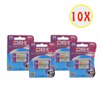 بسته 10 عددی باتری قلمی شارژی D.B.K مدل 2600mAh (2 تایی)