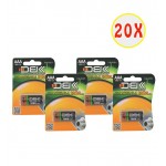 بسته 20 عددی باتری نیم قلمی شارژی D.B.K مدل 1000mAh (2 تایی)