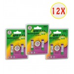 بسته 12 عددی باتری نیم قلمی شارژی C.F.L مدل 1850mAh (2 تایی)