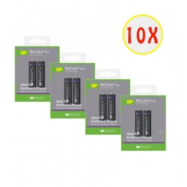 بسته 5 عددی باتری قلمی اورجینال شارژی GP سری Recyko+ 1800mAh (2 تایی)