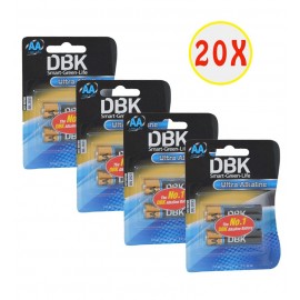 بسته 20 عددی باتری قلمی DBK مدل Ultra Alkaline (کارتی 2 تایی)