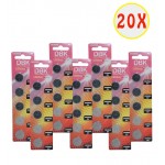 بسته 20 عددی باتری سکه ای DBK مدل CR2032 (کارتی 5 تایی)