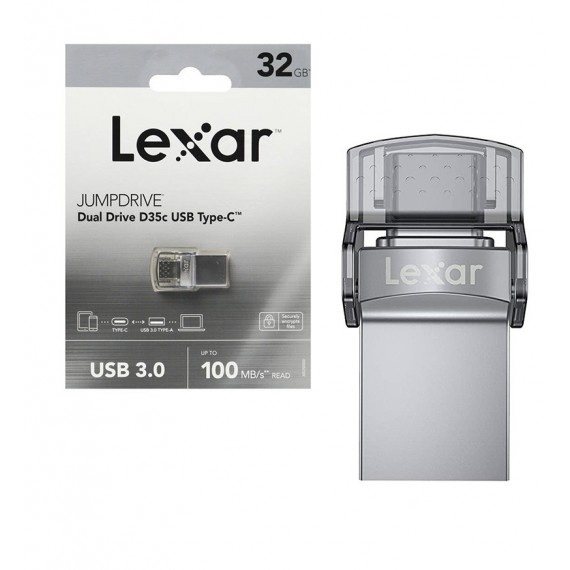 فلش لکسار (LeXar) مدل 32GB JumpDrive D35c OTG C