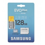 رم موبایل سامسونگ Samsung مدل 128GB MicroSDXC UHS-I U3 A2 V30 Evo Plus خشاب دار