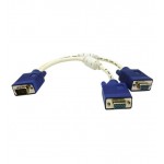 کابل 1 به 2 Vga ایکس وکس (XVOX) طول 30 سانتی متر