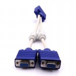 کابل 1 به 2 Vga ایکس وکس (XVOX) طول 30 سانتی متر