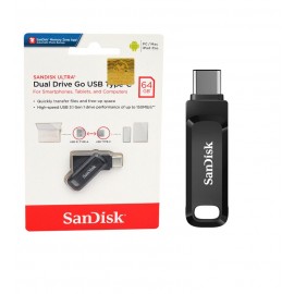 فلش سن دیسک (SanDisk) مدل 64GB Dual Drive GO USB3.1 TYPE-C