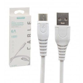 کابل تایپ سی (Type-C) اورجینال ترکا (Treqa) طول 1 متر مدل CA-8643