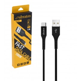 کابل تایپ سی (Type-C) طول 1.1 متر سیبراتون (Sibraton) مدل S225C