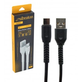 کابل تایپ سی (Type-C) سیبراتون (SIBRATON) طول 1.1 متر مدل S203C