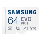 رم موبایل سامسونگ Samsung مدل 64GB MicroSDXC UHS-I U1 A1 V10 Evo Plus خشاب دار