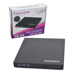 باکس دی وی دی رایتر اسلیم USB2.0 Venetolink