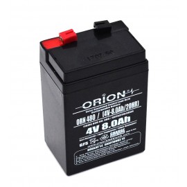 باتری سیلد لید-اسید 4 ولت 8 آمپر اوریون (ORION) مدل ORN 480