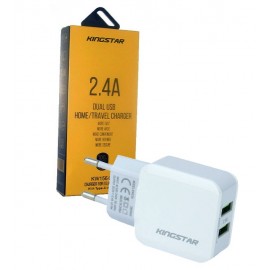 شارژر دیواری 2 پورت KingStar مدل KW156