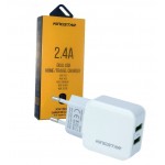 شارژر دیواری 2 پورت KingStar مدل KW156